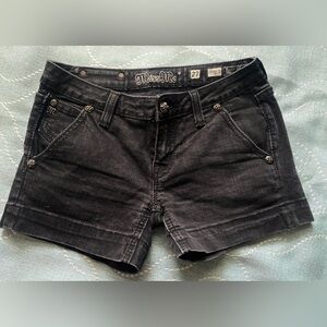 Miss Me Black Jean Shorts with Crystals US Size 27